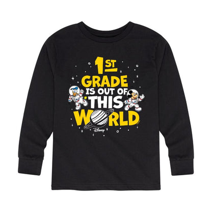 Boys' - Disney - 1st Grade Out Of This World Long Sleeve Graphic T-Shirt