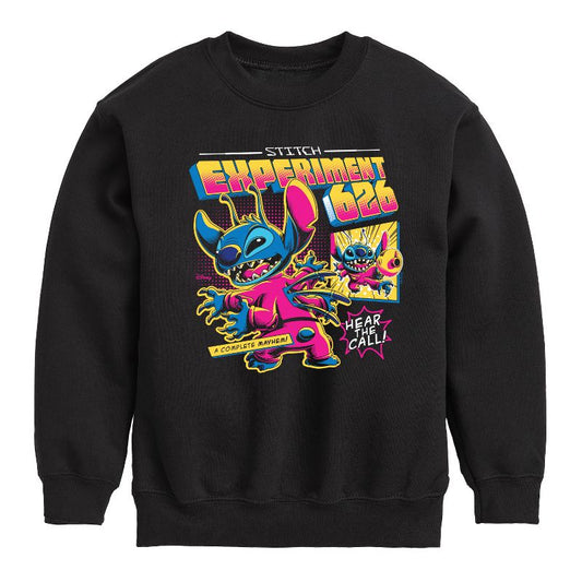 Boys' - Disney - Lilo & Stitch Graphic Long Sleeve Fleece Sweatshirt