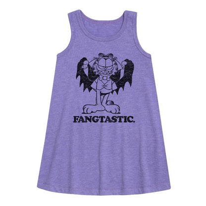 Girls' - Garfield - Fangtastic Graphic Sleeveless Aline Dress