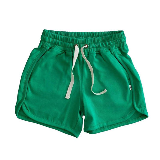 Kids' Organic Athletic Shorts Parakeet - Jackalo