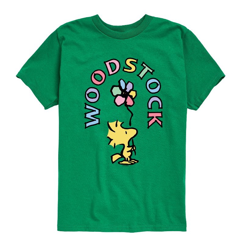 تي شيرت جرافيكي بأكمام قصيرة من وودستوك فلاور للأولاد - بينتس