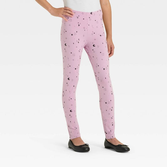 Girls' Halloween Leggings - Cat & Jack™ Purple