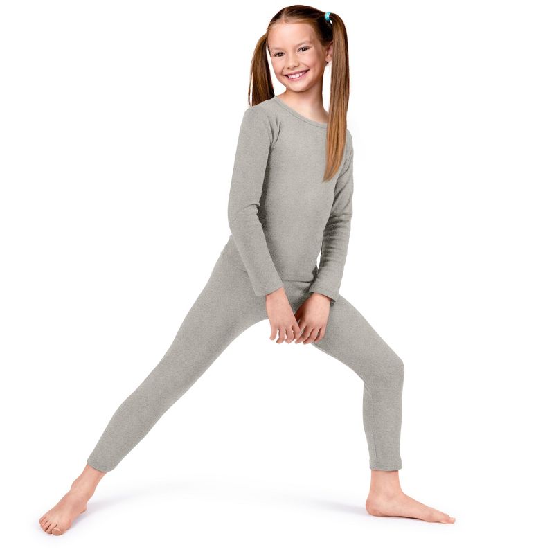 Rocky Thermal Underwear for Girls, Long Johns Fleece Lined Set, Shirt & Pants, Base Layer (Part 2)
