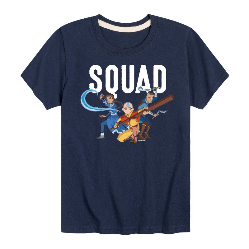 Boys' - Avatar: The Last Airbender - Trio Squad Short Sleeve Graphic T-Shirt