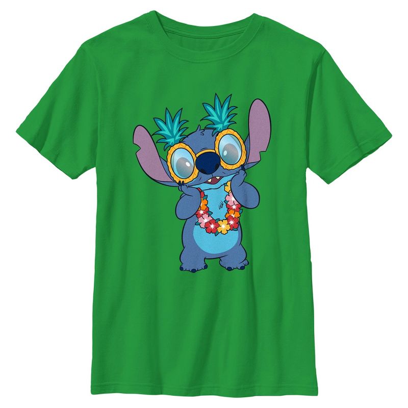 Boys Lilo & Stitch Pineapple Sunglasses T Shirt