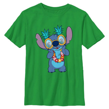Boys Lilo & Stitch Pineapple Sunglasses T Shirt