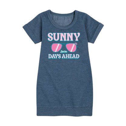 فستان باربي - أيام مشمسة - بأكمام قصيرة - من الصوف