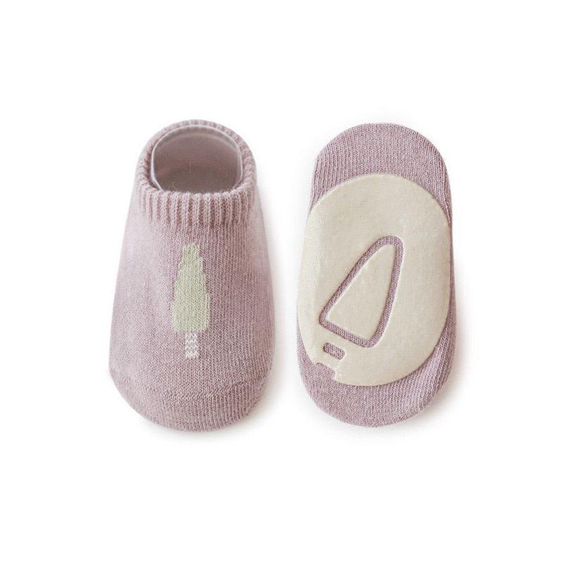 MyKids-Usa Kids Girl Embroidered Pattern Non-Slip Floor Soft Socks
