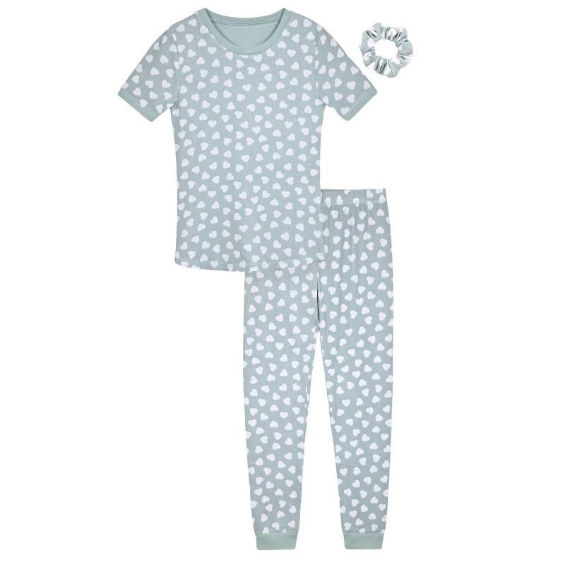 Sleep On It Girls 2-Piece Super Soft Jersey Snug-Fit Pajama Set - Toddler Pajamas to Girls Pajama Sets