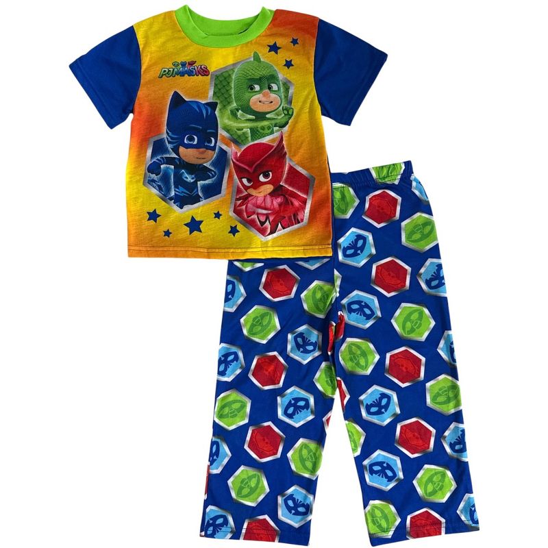 طقم بيجامات بوليستر من قطعتين أو ثلاث قطع للأولاد الصغار من PJ Masks