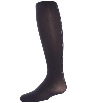 Memoi Bows in the Back Opaque Girls Tights