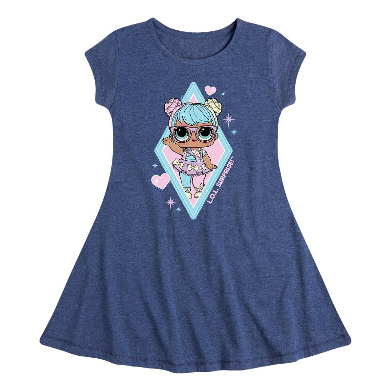 فستان بناتي - مفاجأة لول! - فستان بون بون بقصّة وأكمام قصيرة