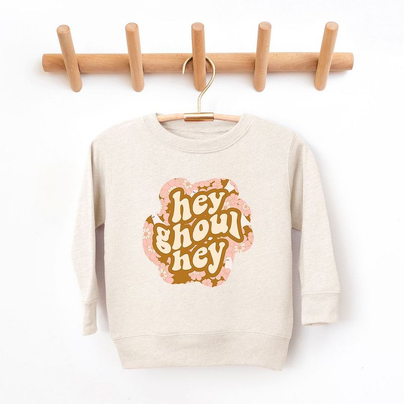 The Juniper Shop Hey Ghoul Hey Colorful Toddler Graphic Sweatshirt