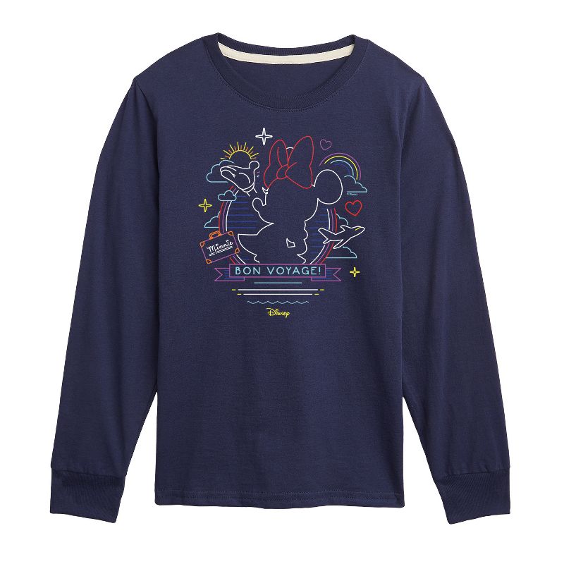 Boys' - Disney - Minnie Mouse Long Sleeve Graphic T-Shirt