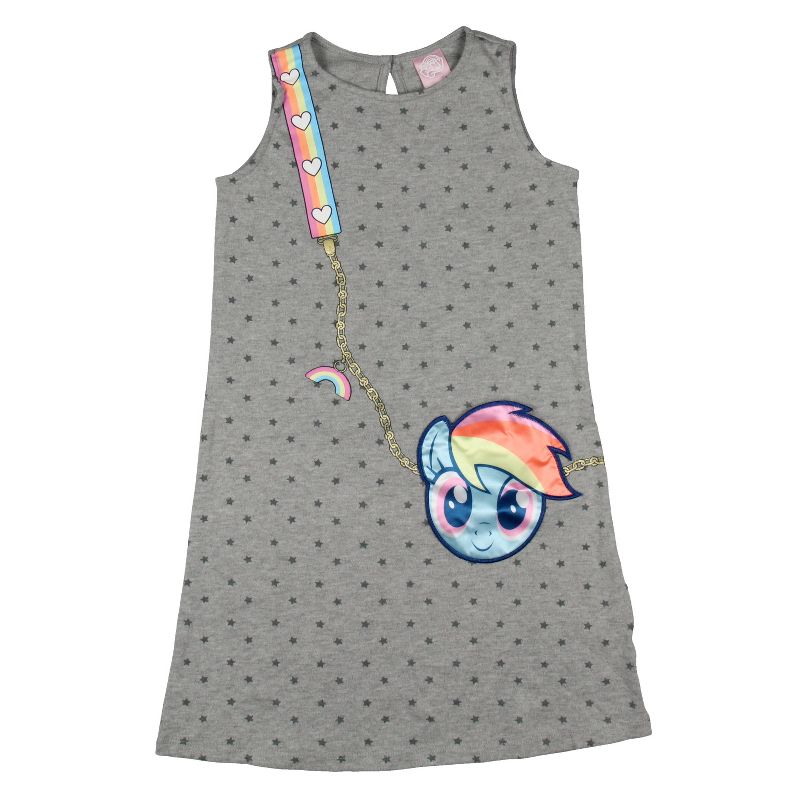 My Little Pony Friendship Is Magic Girl's Rainbow Dash Tank Top Dress For Kids