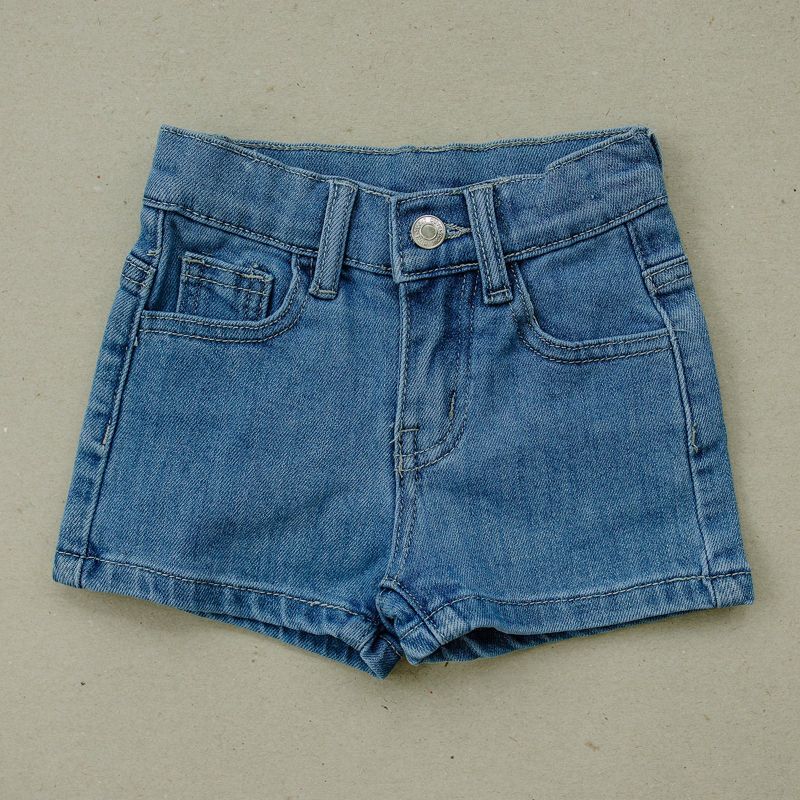 Kids Gene Denim Shorts - Olive + Scout