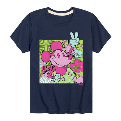 Boys' - Disney - Mickey Mouse Short Sleeve Graphic T-Shirt