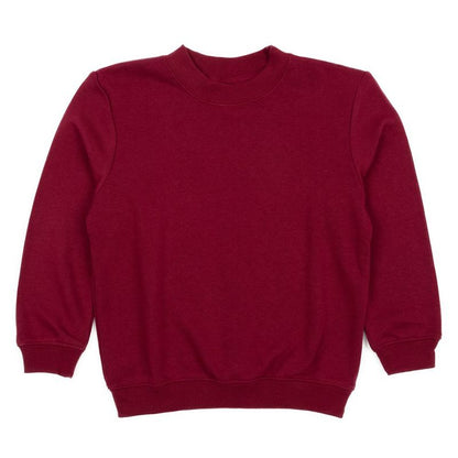 Leveret Kids Long Sleeve Classic Solid Color Sweatshirt