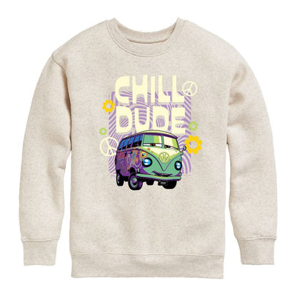 Boys' - Disney - Filmore Says Chill Dude Graphic Long Sleeve Fleece Sweatshirt