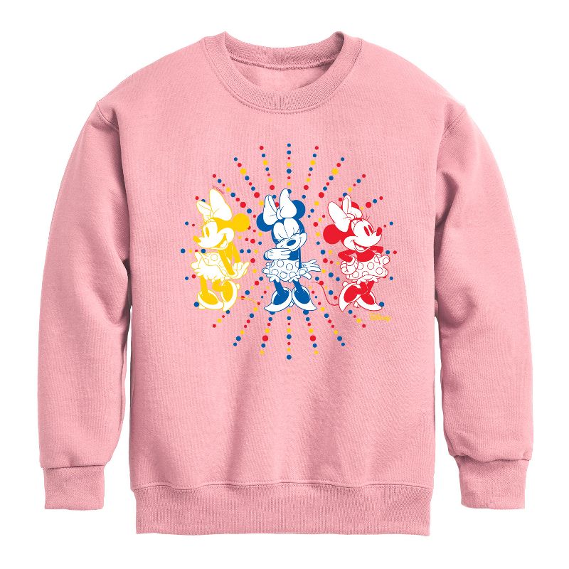 Boys' - Disney - Mickey & Friends Graphic Long Sleeve Fleece Sweatshirt