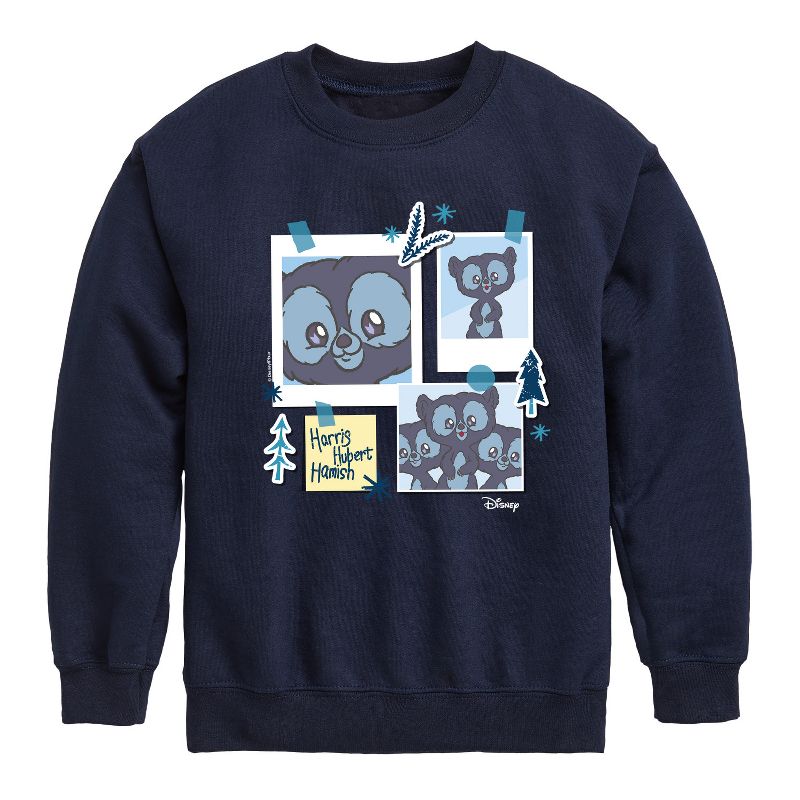 Boys' - Disney - Harris, Hubert, & Hamish Graphic Long Sleeve Fleece Sweatshirt