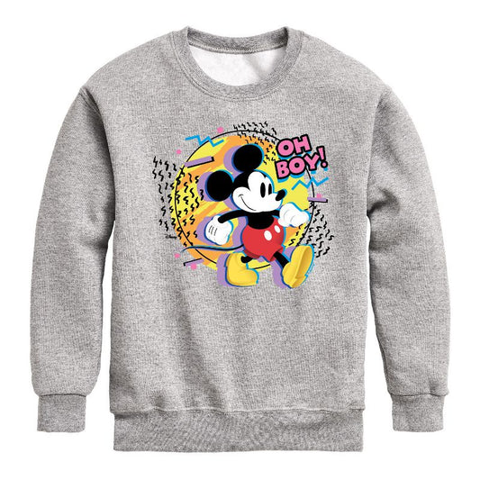 Boys' - Disney - Oh Boy Stroll Graphic Long Sleeve Fleece Sweatshirt