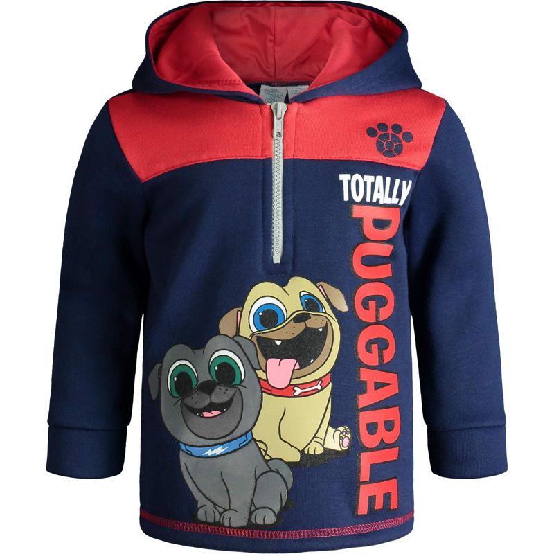 Disney Mickey Mouse Puppy Dog Pals Toy Story Cars Lion King Winnie the Pooh Monsters Inc. Fleece Half Zip Hoodie Toddler