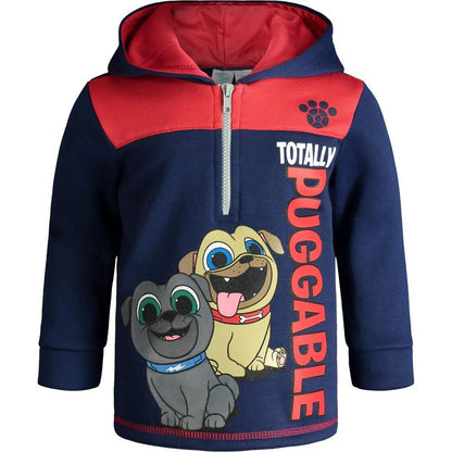 Disney Mickey Mouse Puppy Dog Pals Toy Story Cars Lion King Winnie the Pooh Monsters Inc. Fleece Half Zip Hoodie Toddler