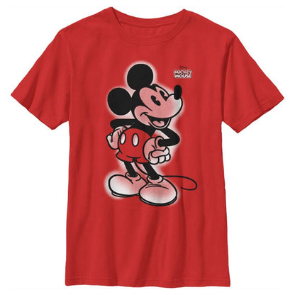 Boy's Disney Mickey Mouse Retro Airbrushed T-Shirt