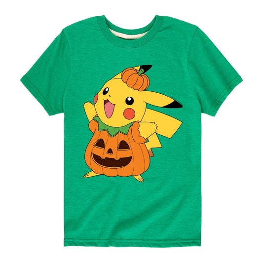 Boys' - Pokémon - Pumpkin Costume Short Sleeve Graphic T-Shirt