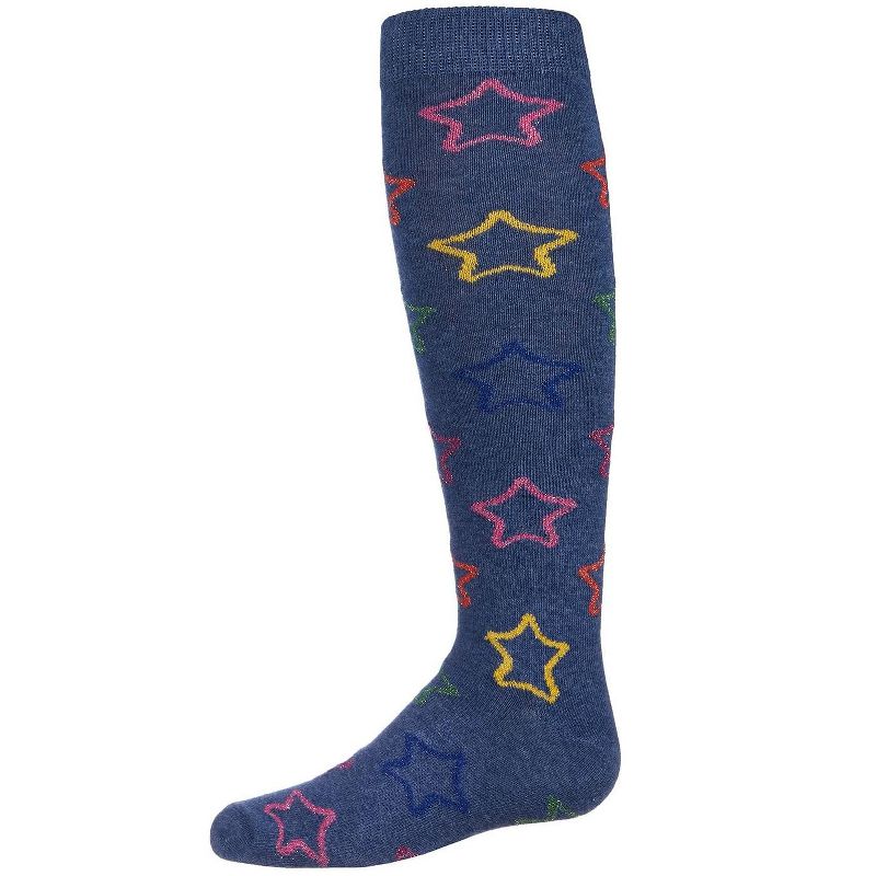 Memoi Girls' Star Shine Knee-High Socks