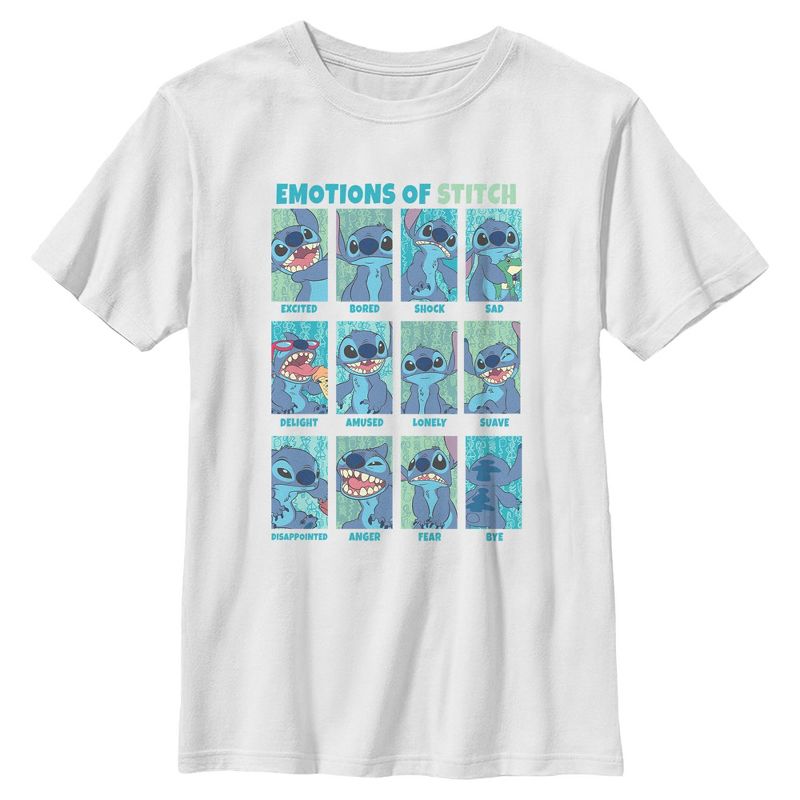 Boy's Lilo & Stitch Emotions of 626 T-Shirt