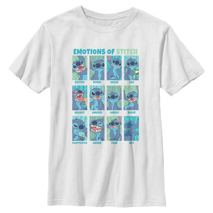 Boy's Lilo & Stitch Emotions of 626 T-Shirt