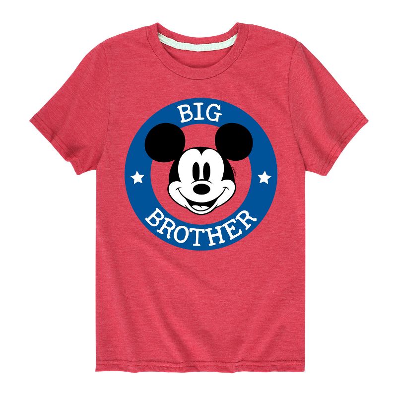 Boys' - Disney - Mickey Big Brother Short Sleeve Graphic T-Shirt