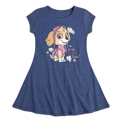 Girls' - Paw Patrol - Adventure Begin Fit & Flair Cap Sleeve Dress
