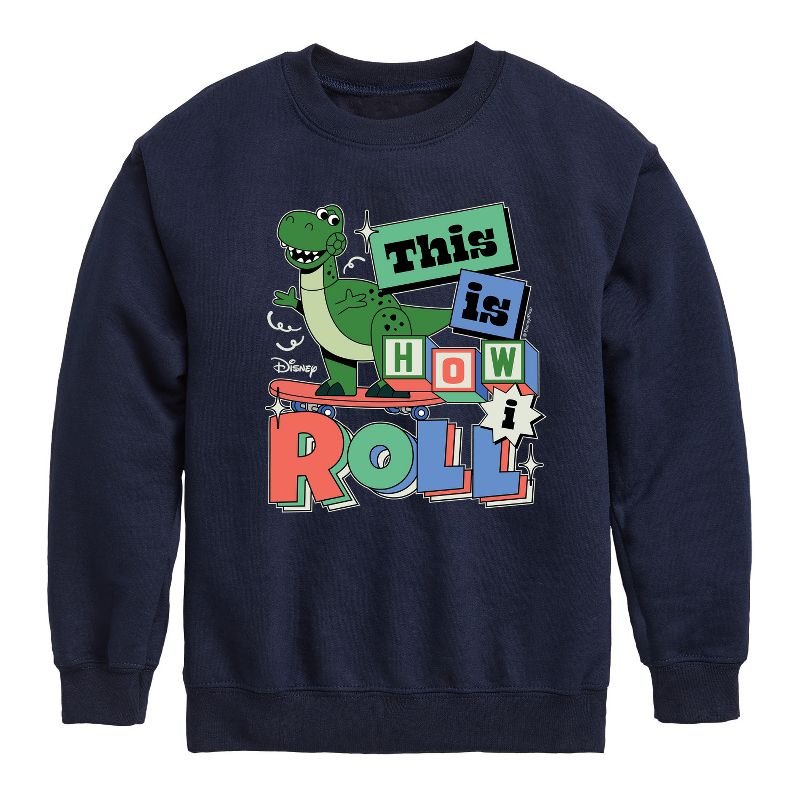 Boys' - Disney - Toy Story Graphic Long Sleeve Fleece Sweatshirt