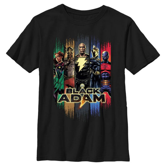 Boy's Black Adam Superheroes From JSA T-Shirt