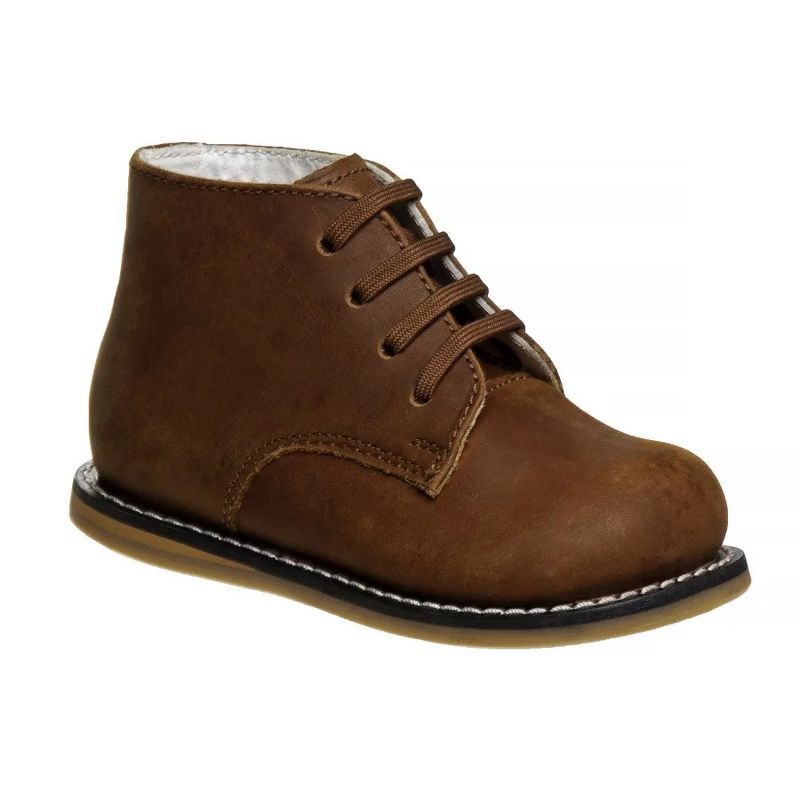 Josmo Logan Toddler Leather Boys/Girls Non-Slip First Walker Baby Shoes