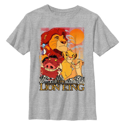 تي شيرت بتصميم قديم مستوحى من فيلم "الأسد الملك" للأولاد