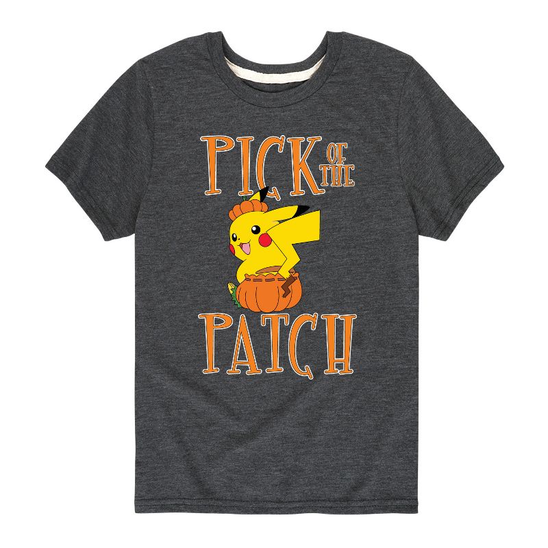 تي شيرت جرافيكي بأكمام قصيرة من اختيار رقعة بوكيمون للأولاد