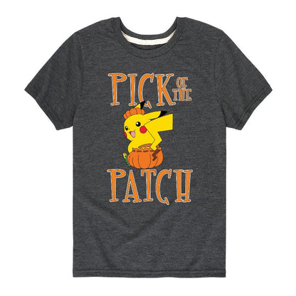 تي شيرت جرافيكي بأكمام قصيرة من اختيار رقعة بوكيمون للأولاد