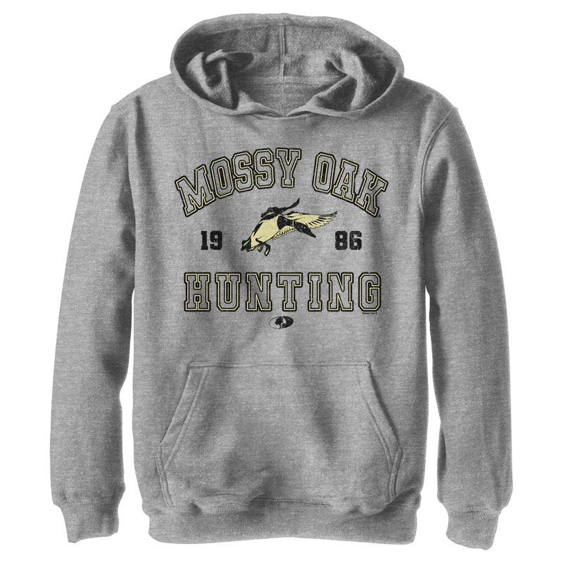 Boy's Mossy Oak 1986 Hunting Logo Pull Over Hoodie