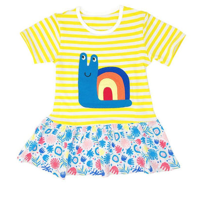 Wrapables Girls Casual Summer Dress with Sequins