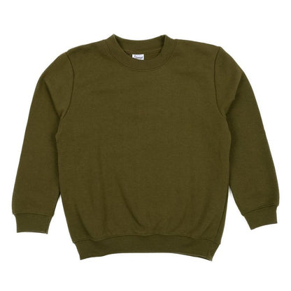 Leveret Kids Long Sleeve Boho Solid Color Sweatshirt