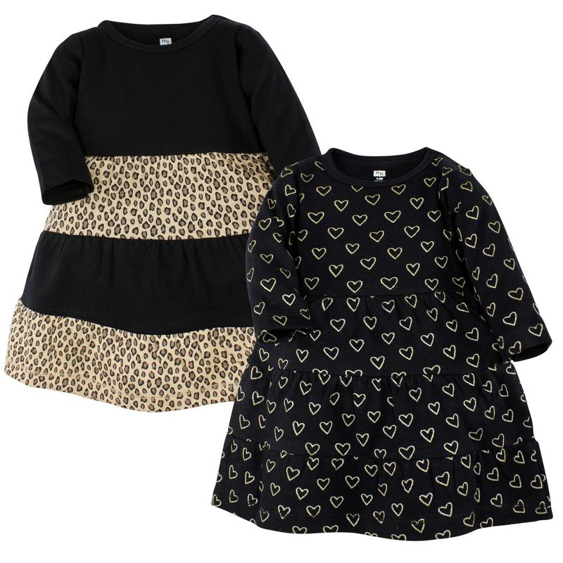 Luvable Friends Hudson Baby Long-Sleeve Dresses 2pk (Part 2)