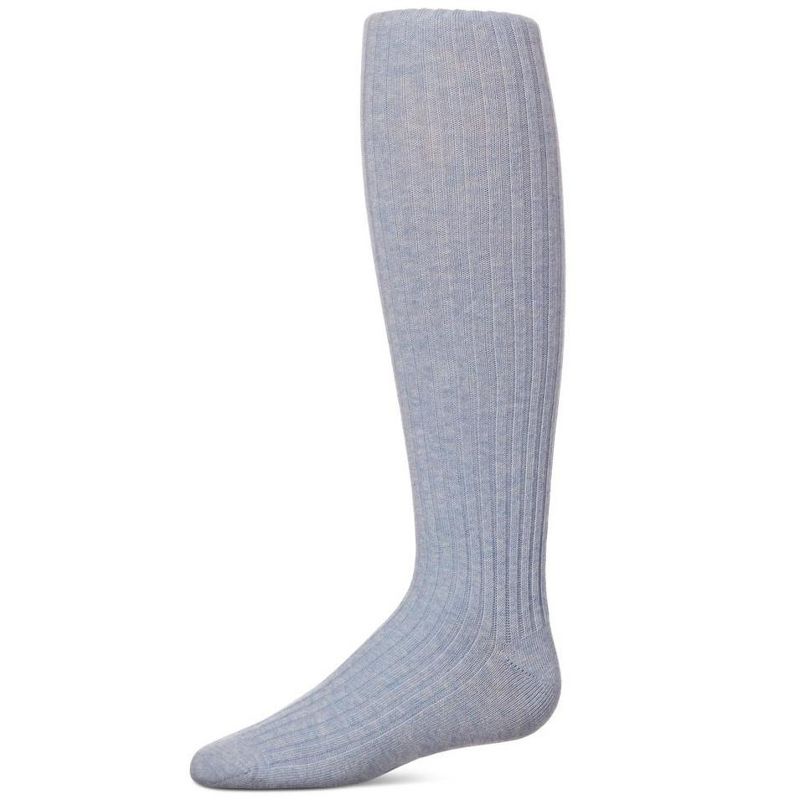 Memoi Girls Ribbed Cotton Blend Sweater Tights