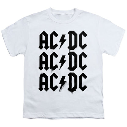 تي شيرت ACDC 3 Up Splatter Drips للأولاد