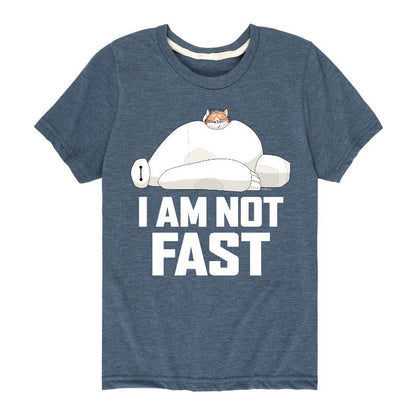 Boys' - Disney - Baymax I Am Not Fast Short Sleeve Graphic T-Shirt