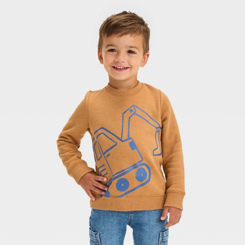 Toddler Boys' Fleece Crewneck Sweatshirt - Cat & Jack™