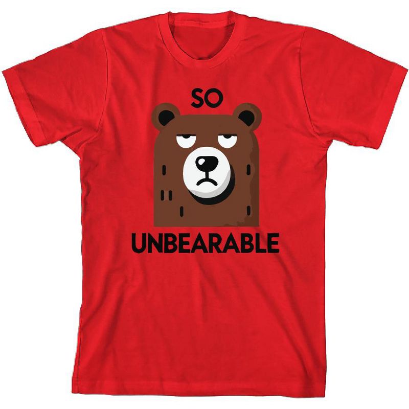 تي شيرت So Unbearable Youth برقبة دائرية وأكمام قصيرة